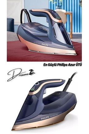 Drmz En Güçlü En Hızlı +Güçlü Azur 8000 Yeni Serisi 3000 W Buharlı Ütü ,Turbo Buhar,350ml Su haznesi Image 0