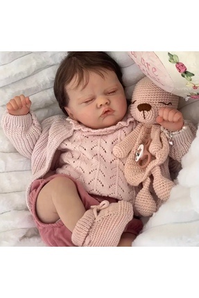 55 cm büyük vinil silikon bebek gerçekçi bebek et bebek Image 0