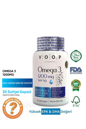 Omega 3 Balık Yağı 1200 Mg 30 Kapsül Image 0