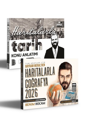 2026 KPSS AGS Haritalarla Tarih ve Coğrafya Konu Anlatımı Seti Benim Hocam Yayınları Image 0