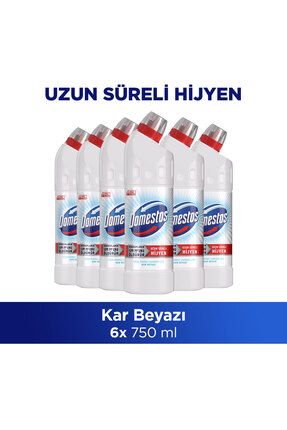 Yoğun Kıvamlı Çamaşır Suyu Kar Beyazı Maksimum Hijyen 750 ML 6 Adet Image 0