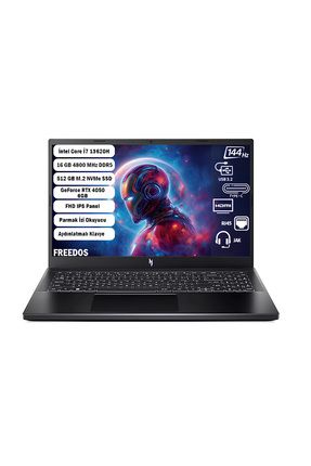 Nitro V15 Anv15-51 Intel I7-13620h 16gb 512gb Ssd Rtx4050-6gb 15.6'' 144hz Freedos Nh.qnbey.002 Image 0