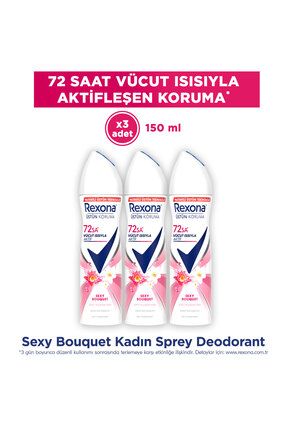 Kadın Sprey Deodorant Sexy Bouquet 150 ml x3 Image 0