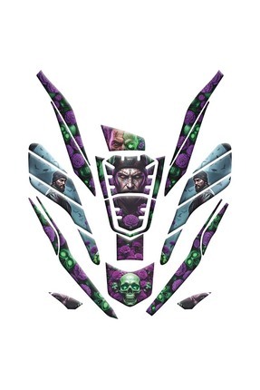 HONDA PCX 2021 - 2024 UYUMLU TANK PAD SET 011 Image 0