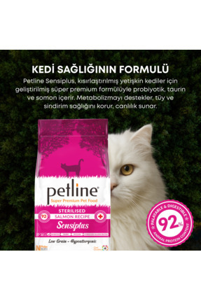 Kilo Almasını Engelleyici Diyet Özellikli Kısır Mama- Kısırlaştırılmış Somonlu Kedi Maması 10 Kg Image 0