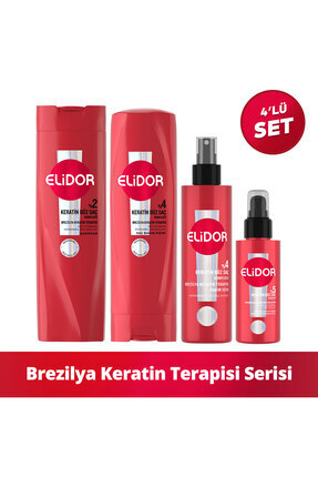 Brezilya Keratin Terapisi Saç Bakım Serisi 4'lü Set Image 0