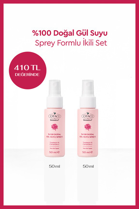 Avantajlı 2 li Gül Kürü Gül Suyu Yüz Spreyi 50ml Image 0