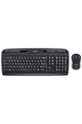 920-003988 MK330 Multimedya Q TR USB Siyah Kablosuz Klavye Mouse Set Image 0