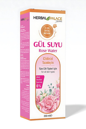Doğal Gül Suyu & %100 Geleneksel Damıtma & Içilebilir Image 0