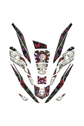 HONDA PCX 2021 - 2024 UYUMLU TANK PAD SET 013 Image 0