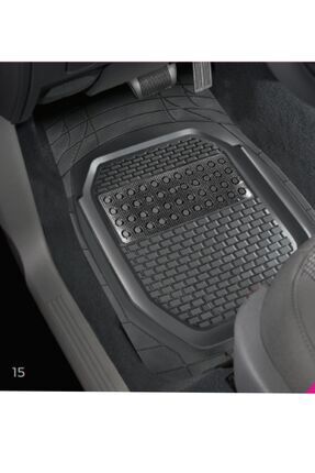 Hyundai I20 Uyumlu Universal Sorelis Derin Havuzlu Paspas Krom Karbon Image 0