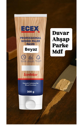 Duvar Tamir Dolgu Macunu Çok Amaçlı Beyaz - 200-gr Tüp - Drz-55 Image 0