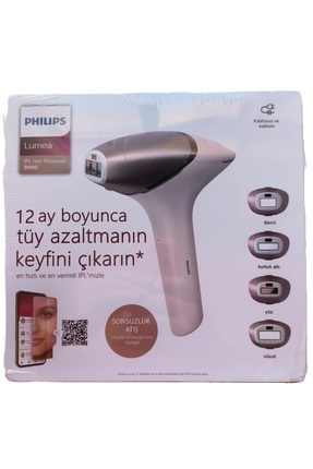 Lumea S9000 Brı958/00 Ipl 4 Başlık 450.000 Atım Lazer Epilasyon Aleti Image 0