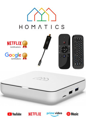 Box R 4K Lisanslı Media Player 2gb Ram - 32GB Depolama Type-C Dvb-S2 Tuner + M8 Air Mouse Image 0