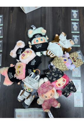 Orijinal Paketli Giysili Labubu Peluş Bebek Peluş Oyuncak Giysili Yeni Versiyon Image 0