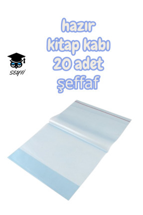 hazır kitap kabı 20 adet şeffaf Image 0