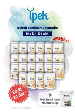 60'lı 22 AL 20 ÖDE Bebek Temizleme Pamuğu ve Rosie Pamuk hediye Image 0