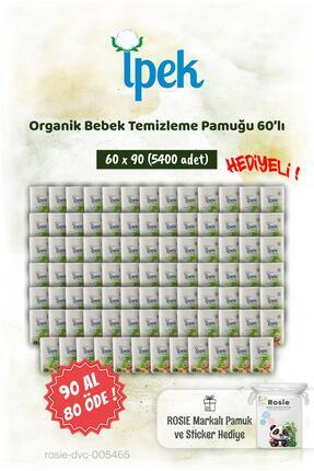 Organik Bebek 90 AL 80 ÖDE Temizleme Pamuğu 60'lı ve Rosie Pamuk hediye Image 0