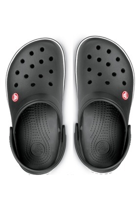 Crocband Siyah Unisex Beyaz Spor Terlik Image 2