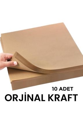 Kraft Kağıt 10 Adet 100 X100 Cm ambalaj ve Çeyiz tabak eşya paketleme kağıdı Image 0