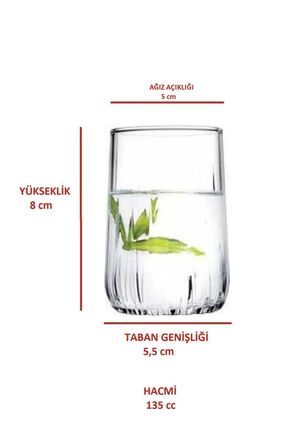 420522 Nova Kahve Yanı Su Bardağı 6'lı 135 Cc Image 0