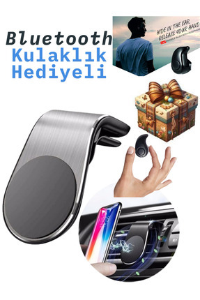 Manyetik Güçlü Mıknatıslı Izgara Tipi Mandallı Araç Içi Telefon Tutucu Image 0