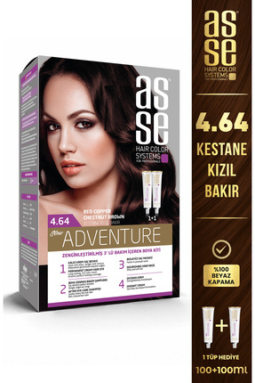 Adventure Set Saç Boyası No:4.64 Kestane Kızıl Bakır Image 0
