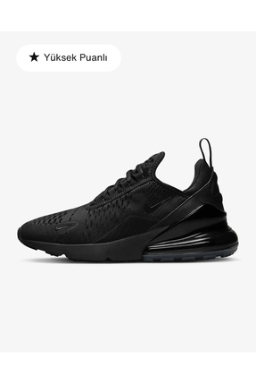 NİKE Air Max 270 ünisex siyah spor ayakkabı Image 6