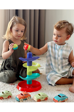 Lc Renkli Top Yuvarlama Kulesi Image 4