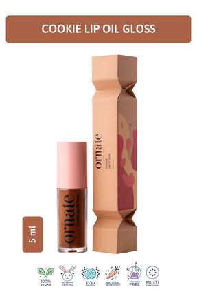 Cookie Lip Oil Gloss Dolgunlaştırıcı, Nemlendirici, Parlatıcı Simli Dudak Yağı Kurabiye 5 ml Image 0