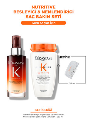 Nutritive Besleyici & Nemlendirici Saç Bakım Seti - Şampuan & Serum Image 0