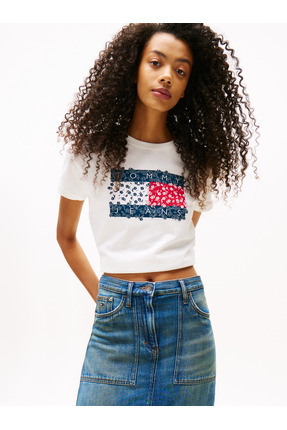 TJW REG FLORAL FLAG TEE Image 0