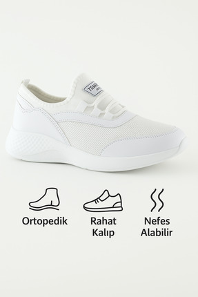 Tam Ortopedik  Bağcıksız Sneaker Spor Ayakkabı Image 0