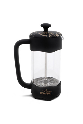 350 ml Borosilikat Cam French Press Paslanmaz Çelik 3 Katmanlı Filtre Fy92 Image 0