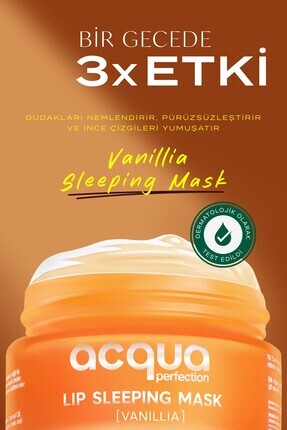 Lip Sleeping Mask Vanilla | Onarıcı & Canlandırıcı Dudak Maskesi | Pürüzsüzleştiric Image 0