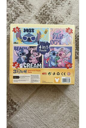 DİSNEY STİTCH 4 İN 1 PUZZLE OHANA Image 0