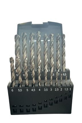 Taşlanmış Matkap Ucu Seti 1mm - 10mm 19Pc Image 0