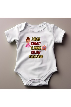 SARINA KIRMIZI OLMAYA GELDİM BASKILI ZIBIN Image 0