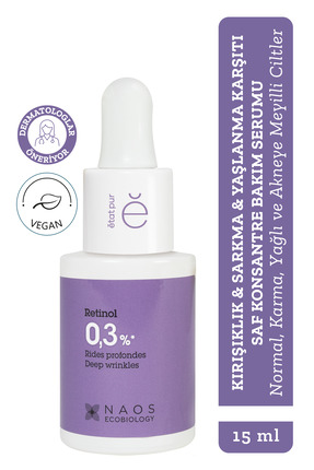 Pure Active Retinol %0,3 Kırışıklık Karşıtı Saf Konsantre Bakım Serumu 15 ml Image 0
