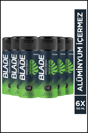 Green Dream Erkek Deodorant 6x150ml Leke Bırakmaz Image 0