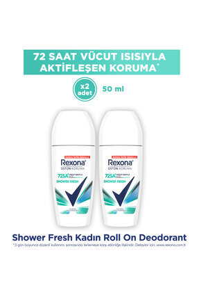 Kadın Roll On Deodorant Shower Fresh 50 ml x2 Image 0
