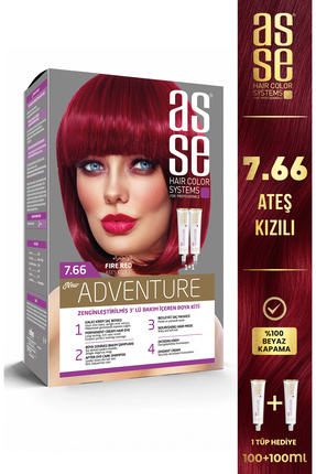 Adventure Set Saç Boyası No:7.66 Ateş Kızılı Image 0