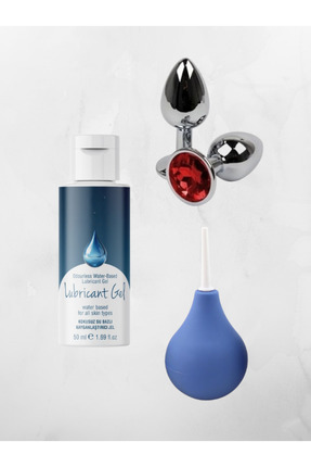 Aşkın Deposu Kayganlaştırıcı Jel 50 ml + Plug Tıkaç + Anal Temizleme Pompası Image 0