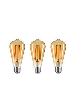 STA64 LED Filament Ampul 3 ADET 4.8W 540 Lümen E27 Duy Sarı Işık (2700K) Image 0