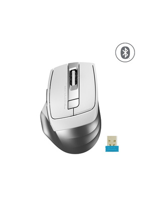 FB35 Beyaz 2000 DPI 6 Tuş Optik 2.4G/Bluetooth Kablosuz Mouse Image 0