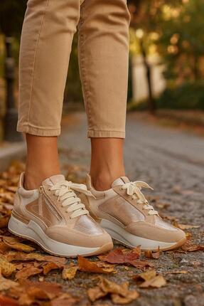 Kadın Deri Sneaker D25KA-7295 Image 0