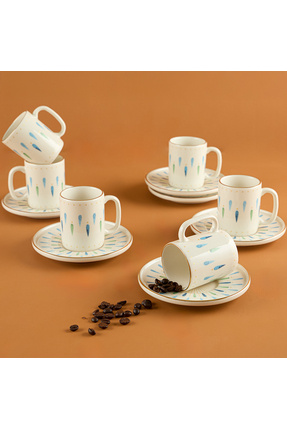 Andante 12 Parça 6 Kişilik Kahve Fincan Takımı 150 ml Image 0