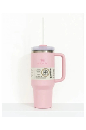 Quencher Pipetli Termos 1,18 L Açık Pembe Image 0