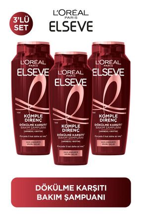 Komple Direnç Dökülme Karşıtı Şampuan 300 ml 3'lü Set Image 0