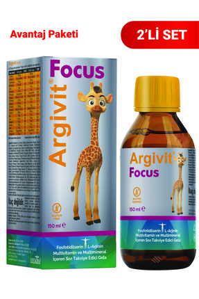 Focus Fosfotidilserin, L-arjinin, Multivitamin Ve Multimineral Içeren Şurup 2’li Paket 150 ml Image 0